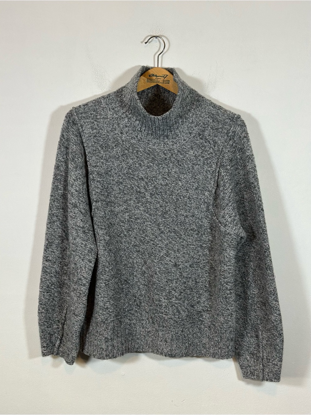 Universal Thread Gray Marled Mock Neck Sweater Knit Cozy Chunky XL Fall Winter